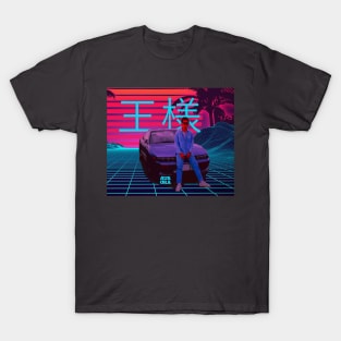 Retro futuristic japonese car T-Shirt